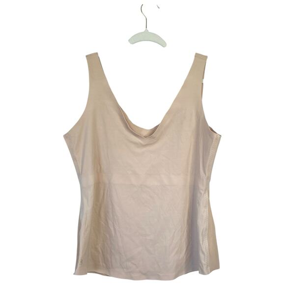HONEYLOVE Liftwear Shaper Tank Top Shapewear Wide Straps Sand Cream Plus Size 2x - Picture 3 of 6